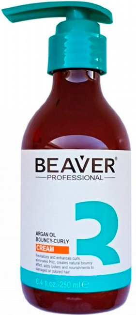 Beaver Professional Argan Oil Bouncy-curly Cream Крем для моделирования упругих локонов на основе арганового масла, 250 мл Beaver Professional Argan Oil Bouncy-curly Cream Крем для моделирования упругих локонов на основе арганового масла, 250 мл