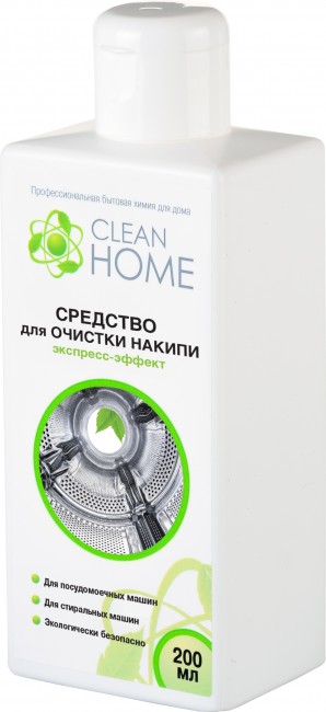 Clean Home Средство для очистки накипи "Экспресс-эффект", 200 мл Clean Home Средство для очистки накипи "Экспресс-эффект", 200 мл