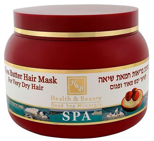 Health and Beauty Маска для очень сухих на основе масла Ши, 250 мл Health and Beauty Маска для очень сухих на основе масла Ши, 250 мл