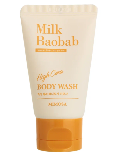 Milk Baobab Гель для душа High Cera Body Wash Mimosa Travel Edition, 30 мл