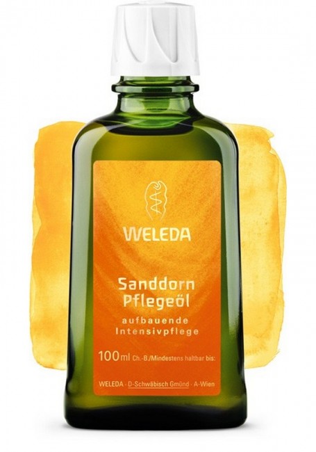 Weleda Облепиховое питательное масло для тела, 100 мл