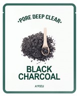 A'PIEU Pore Deep Clear Black Charcoal Mask Глубокоочищающая маска для лица, 25 г