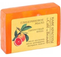 Кафе Красоты Глицериновое мыло "Цитрусовый фреш", 100 г