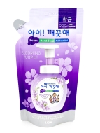 LION Жидкое пенное антибактериальное мыло для рук с ароматом фиалки Ai Kekute Foam Hand Soap Blooming Purple, 200 мл LION Жидкое пенное антибактериальное мыло для рук с ароматом фиалки Ai Kekute Foam Hand Soap Blooming Purple, 200 мл