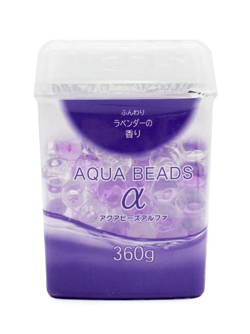 Nagara Арома-поглотитель запахов в для помещений с ароматом лаванды Aqua Beads, 360 г
