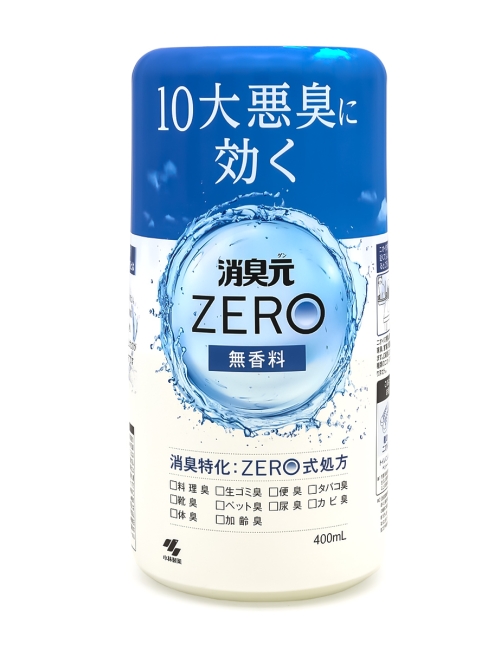 Kobayashi Жидкий дезодорант без отдушки для нейтрализации 10 запахов Shoshugen ZERO, 400 мл Kobayashi Жидкий дезодорант без отдушки для нейтрализации 10 запахов Shoshugen ZERO, 400 мл