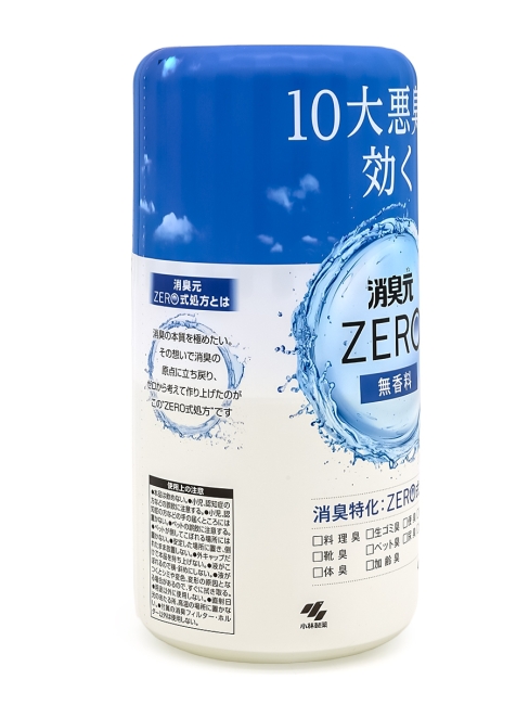 Kobayashi Жидкий дезодорант без отдушки для нейтрализации 10 запахов Shoshugen ZERO, 400 мл Kobayashi Жидкий дезодорант без отдушки для нейтрализации 10 запахов Shoshugen ZERO, 400 мл