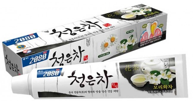 KeraSys Dental Clinic 2080 Cheong-en-cha Зубная паста Восточный Чай Жасмин, 120 г