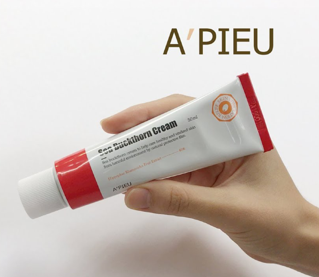 A'PIEU Sea Buckthorn Cream Крем с экстрактом облепихи , 50 г