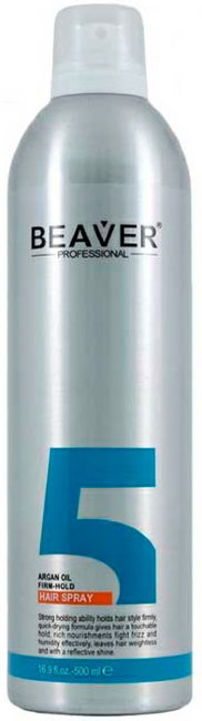 Beaver Professional Argan Oil Firm Hold Hair Spray Спрей для волос на основе арганового масла, 500 мл Beaver Professional Argan Oil Firm Hold Hair Spray Спрей для волос на основе арганового масла, 500 мл