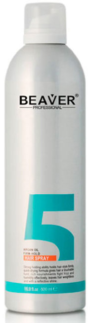 Beaver Professional Argan Oil Firm Hold Hair Spray Спрей для волос на основе арганового масла, 500 мл Beaver Professional Argan Oil Firm Hold Hair Spray Спрей для волос на основе арганового масла, 500 мл