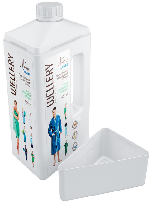 Wellery Home Dream Кондиционер для белья аромат Зеленого яблока и грейпфрута, 1 л Wellery Home Dream Кондиционер для белья аромат Зеленого яблока и грейпфрута, 1 л