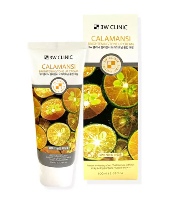 3W Clinic Calamansi Brightening Tone Up Cream Осветляющий крем с Экстрактом Каламанси, 100 мл