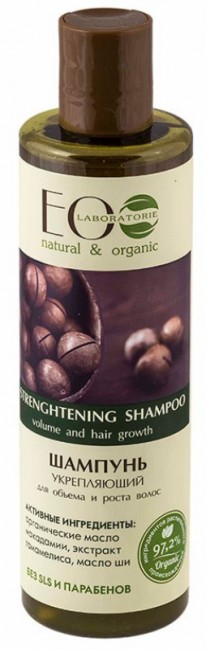 Ecolab Шампунь Укрепляющий для объема и роста волос, 250 мл.