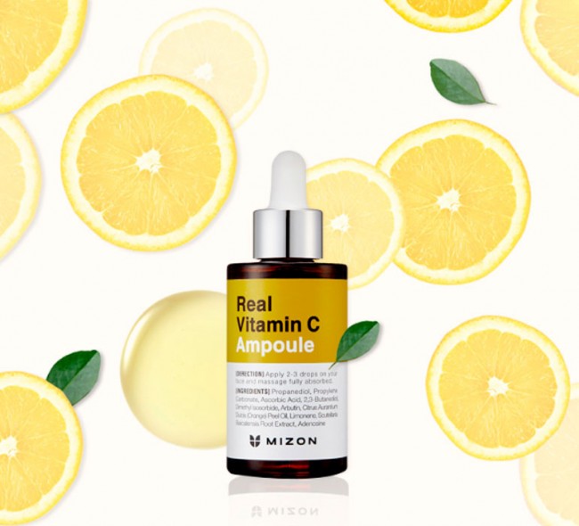 MIZON Real Vitamin C Ampoule Сыворотка для лица с витамином С, 30 мл