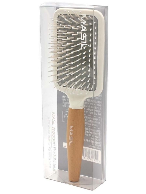 Masil Деревянная расческа для волос Wooden Paddle Brush, 1 шт