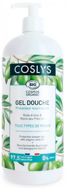 Coslys Гель для душа для восстановления и защиты с органической Оливой, 1 л