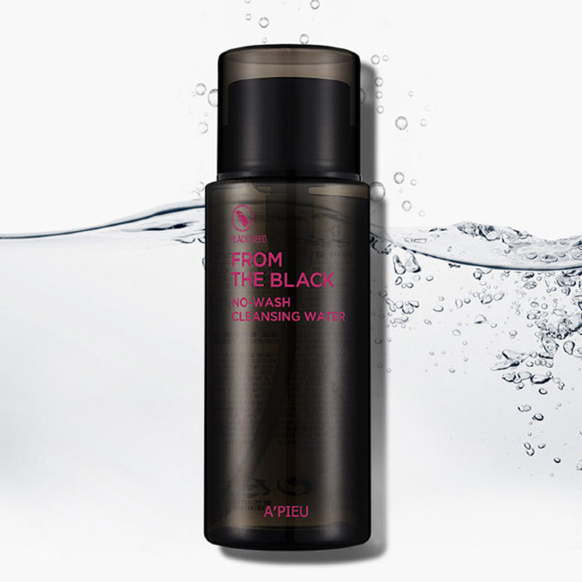 A'PIEU From The Black No Wash Cleansing Water Очищающая вода для лица, 250 мл