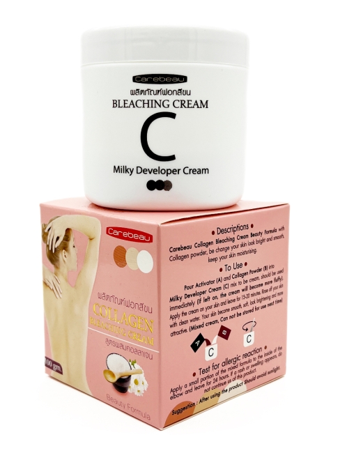 Carebeau Крем для тела отбеливающий с коллагеном Collagen Bleaching Cream, 100 г Carebeau Крем для тела отбеливающий с коллагеном Collagen Bleaching Cream, 100 г