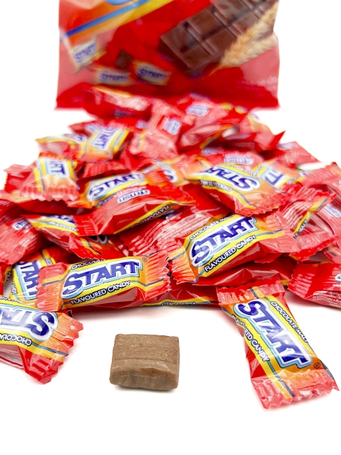 Boonprasert Конфета жевательная со вкусом шоколада и злаков Start Chocolate Malt  Flavoured Candy (50 шт), 140 г