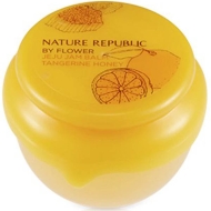 NATURE REPUBLIC By Flower Jeju Jam Balm #01 Tangerine Honey Бальзам для губ с мандарином и медом, 10 г
