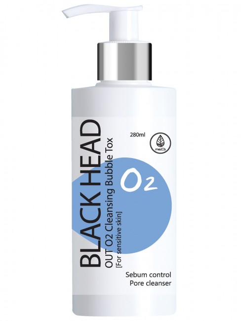 MedB Очищающая легкая кислородная пенка себум-контроль Black Head OUT O2 Cleansing Bubble Tox, 280 мл