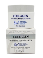 ENOUGH Крем для лица с коллагеном 3 в 1 увлажняющий осветляющий Collagen 3 in 1 Whitening Moisture Cream, 50 мл