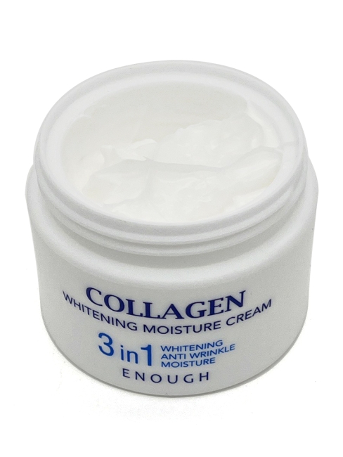 ENOUGH Крем для лица с коллагеном 3 в 1 увлажняющий осветляющий Collagen 3 in 1 Whitening Moisture Cream, 50 мл