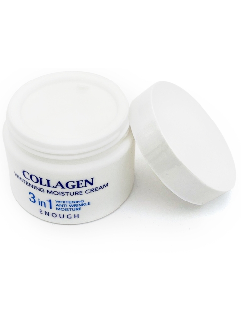 ENOUGH Крем для лица с коллагеном 3 в 1 увлажняющий осветляющий Collagen 3 in 1 Whitening Moisture Cream, 50 мл