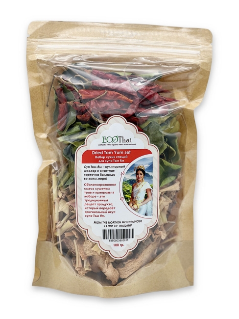 Royal Thai Herb Набор сухих специй для супа Том Ям Dried Tom Yum Set, 80 г Royal Thai Herb Набор сухих специй для супа Том Ям Dried Tom Yum Set, 80 г