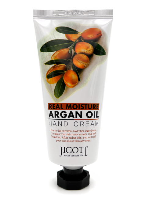 Jigott Real Moisture Argan Oil Hand Cream Крем для рук с аргановым маслом, 100 мл Jigott Real Moisture Argan Oil Hand Cream Крем для рук с аргановым маслом, 100 мл