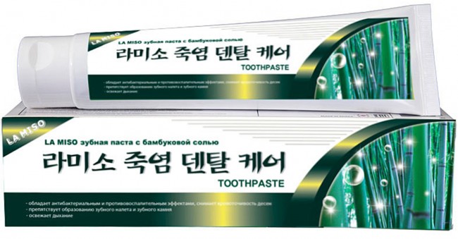 LA MISO Bamboo Salt Dental Care Toothpate Зубная паста с бамбуковой солью, 150 г