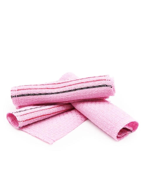 CleanLab Мочалка-варежка Кесе для лица и тела из вискозы жесткая массажная 13,5 х 15 см, 3 шт