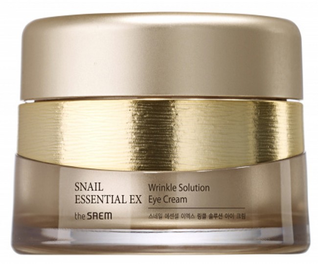 The Saem Крем для глаз антивозрастной Snail Essential EX Wrinkle Solution Eye Cream, 30 мл The Saem Крем для глаз антивозрастной Snail Essential EX Wrinkle Solution Eye Cream, 30 мл