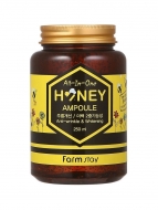 FarmStay All-in-One Honey Ampoule Многофункциональная ампульная сыворотка с медом, 250 мл