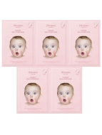 JMsolution Комплект тканевых масок для сухой и чувствительной кожи MAMA Pureness Mela Clear Mask, 5*30 мл