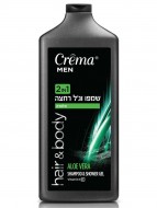 Crema Men Мужской шампунь-гель для душа 2 в 1 с Алоэ Вера и витамином E Shampoo & Shower Gel, 700 мл