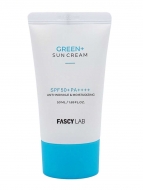 Fascy Lab Солнцезащитный крем Green+ Sun Cream SPF50+ PA++++ Anti-Wrinkle Moisturizing, 50 мл