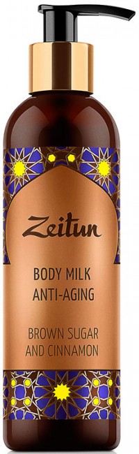 Zeitun Анти-эйдж молочко для тела "Тростниковый сахар и Корица", 250 мл Zeitun Анти-эйдж молочко для тела "Тростниковый сахар и Корица", 250 мл
