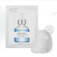 Dermal Shop Collagen Essence Mask Bird's Nest Инновационная коллагеновая маска для лица c комплексом аминокислот, витаминов, пептидов и экстрактом птичьих гнезд, 25 г