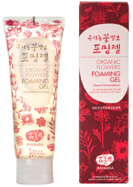 Whamisa Organic Flowers Foaming Gel Пенящийся гель для умывания на основе цветочных ферментов, 133 г Whamisa Organic Flowers Foaming Gel Пенящийся гель для умывания на основе цветочных ферментов, 133 г
