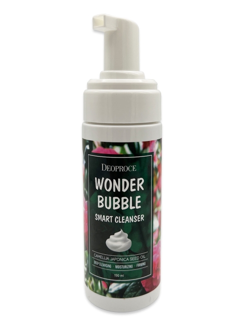 Deoproce Пенка для умывания с маслом камелии Wonder Bubble Smart Cleanser, 150 мл