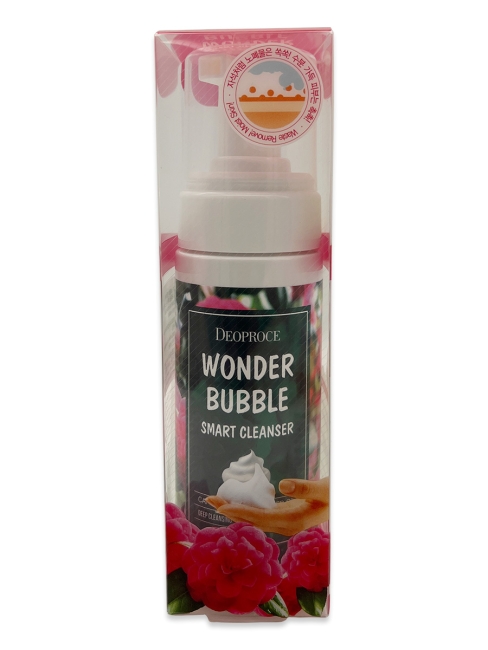 Deoproce Пенка для умывания с маслом камелии Wonder Bubble Smart Cleanser, 150 мл