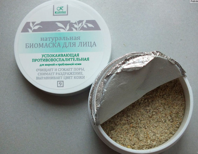 Kleona Маска для лица БИО для жирной и проблемной кожи, 50 г Kleona Маска для лица БИО для жирной и проблемной кожи, 50 г