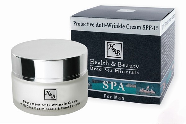 Health and Beauty Мужской увлажняющий крем против морщин SPF-15, 50 мл