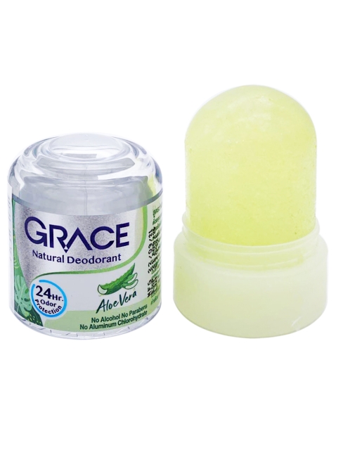 Grace Дезодорант кристаллический натуральный с Алоэ Вера Deodorant Aloe Vera, 50 г