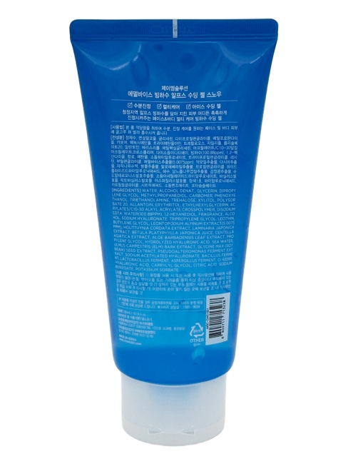 JMsolution Гель для лица и тела увлажняющий c охлаждающим эффектом Edelweiss Glacier Water Alps Soothing Gel Snow, 300 мл JMsolution Гель для лица и тела увлажняющий c охлаждающим эффектом Edelweiss Glacier Water Alps Soothing Gel Snow, 300 мл