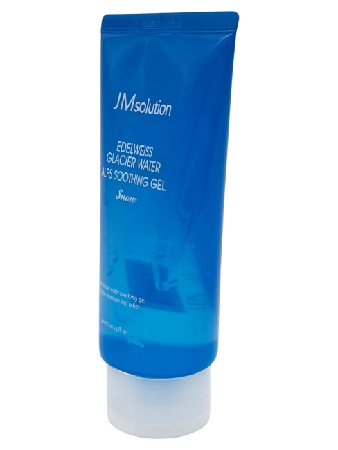 JMsolution Гель для лица и тела увлажняющий c охлаждающим эффектом Edelweiss Glacier Water Alps Soothing Gel Snow, 300 мл JMsolution Гель для лица и тела увлажняющий c охлаждающим эффектом Edelweiss Glacier Water Alps Soothing Gel Snow, 300 мл