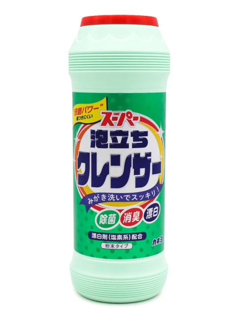 Kaneyo Порошок чистящий для кухни и ванны с отбеливающим эффектом Super Foam Cleanser, 400 г