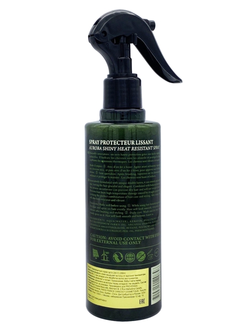 VIESO Спрей для волос термозащитный с кератином Aurora Shiny Heat Resistant Spray (up to 240 C), 250 мл VIESO Спрей для волос термозащитный с кератином Aurora Shiny Heat Resistant Spray (up to 240 C), 250 мл